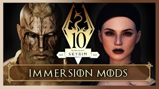 Skyrim Remaster - 20 IMMERSION Mods I CANNOT Play Without