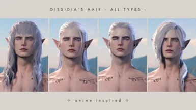 Dissidia's Hair - ALL BODY TYPES -